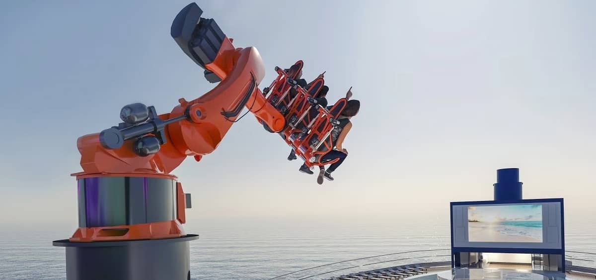 1- ROBOTRON <br> LA ATRACCIÓN QUE DESAFÍA LA GRAVEDAD