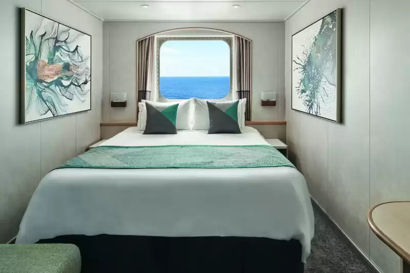 Cabina exterior con mirador